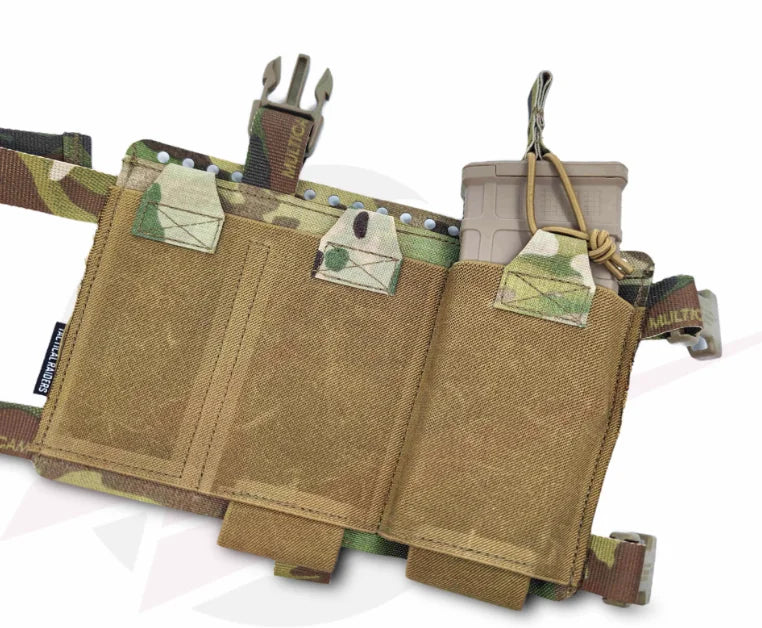 Outdoor Sports SS Style MK4+34A Tank Top Strap+Chest Hang  762+556+9MM Triple Magazine Bag