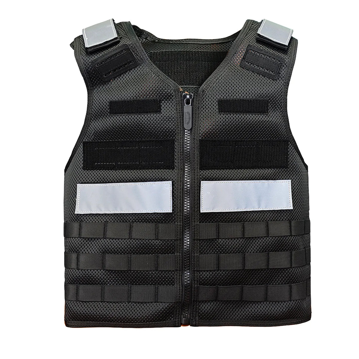 Multi functional tactical reflective vest, summer breathable commuting vest, service woven belt version, back cover, large capac