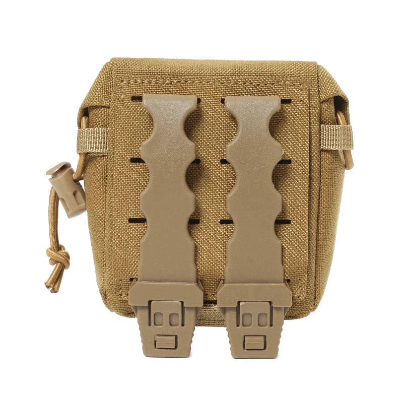 Tactical MOLLE Utility Pouch,Nylon Waist Storage Bag with Quick Release Buckle,Portable Accessory Pack for Binoculars,Daily EDC