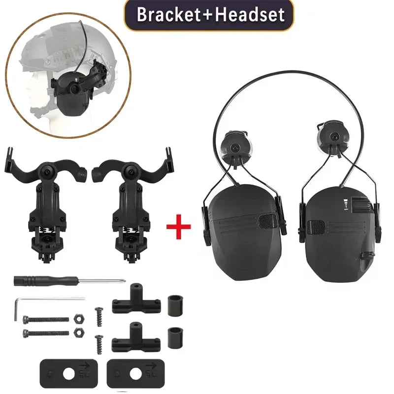New Generation Tactical Headset Hunting Shooting Noise Cancelling Headphones for FAST Helmet Wendy ARC Headset