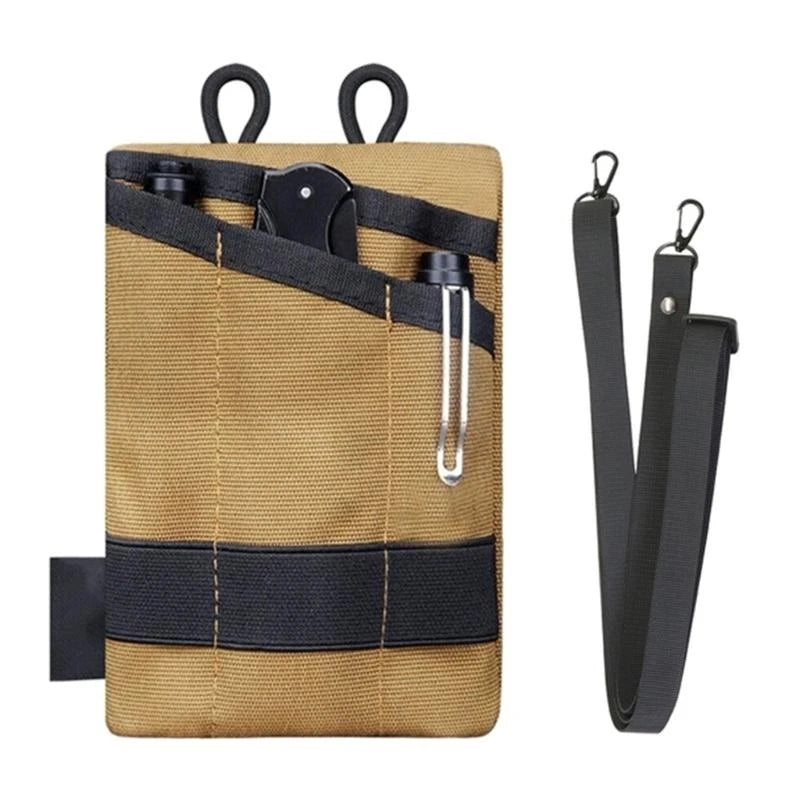 Mini Waterproof Camping Tools Bag with Shoulder Strap Small Storage Bag for Outdoor Camping Waist Pack