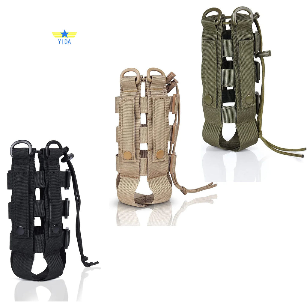 Molle Water Bottle Holder Pouch for Backpack Water Bottle Holder Molle Pouch Adjustable Belt Molle Pouches Water Bottle Carrier