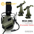 EARMOR Helmet Headphones M32 SE Shooting Earmuffs with M16A Helmet Adapter, Compatible with FAST Helmets Wendy M-LOK ARC Helmets