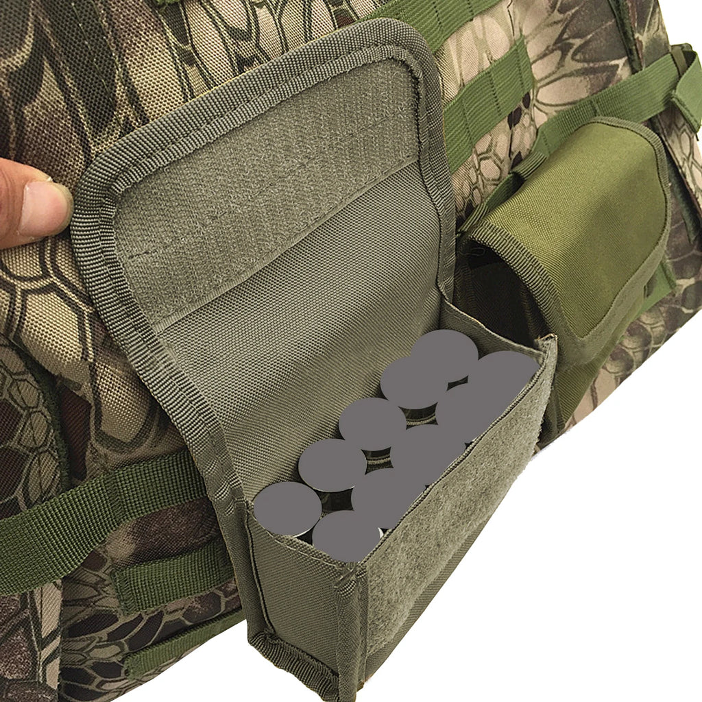 Multi functional accessory bag with fixed elastic band inside, flip cover design, snap fastener for more secure fixation