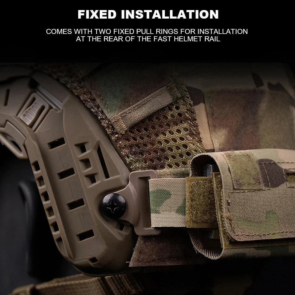 FAST Helmet Counterbalance Weight Bag NVG Counterweight Pouch for OPS-Core/Crye/MICH/Team Wendy Helmet Accessory