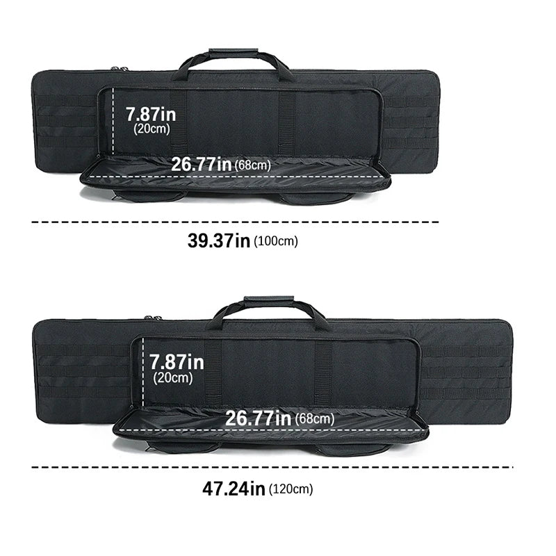 Tactical 100cm 120cm Gun Bag Case Rifle Bag Backpack Sniper Carbine Airsoft Shooting Carry Shoulder Bags for Hunting Accessories