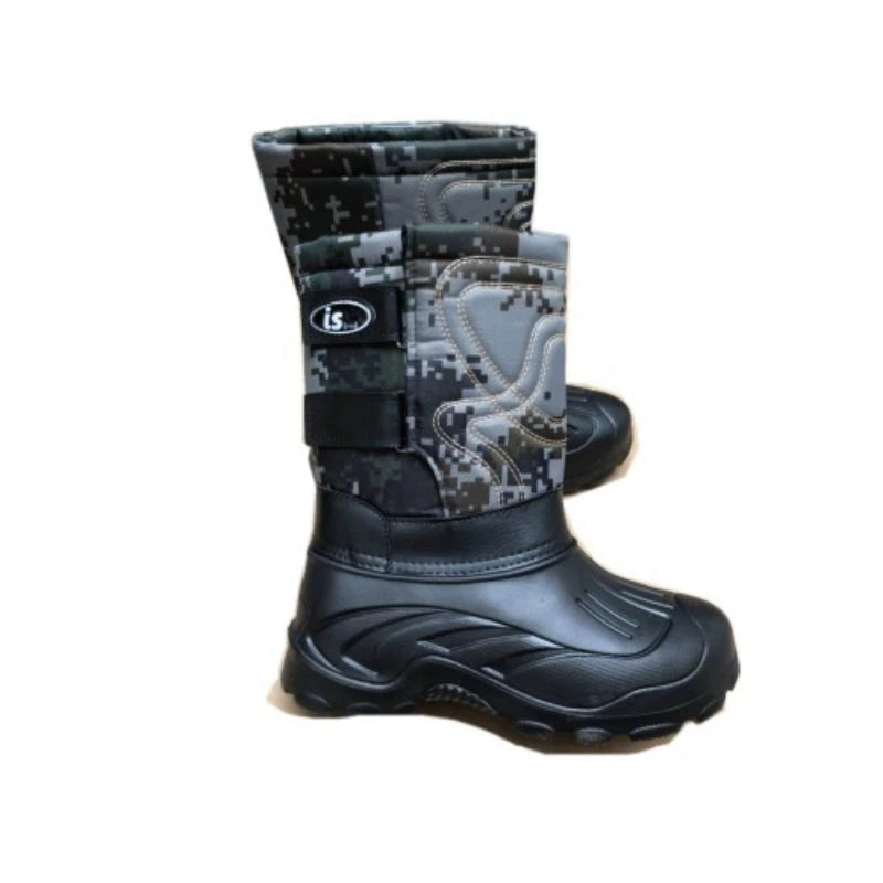 Men's winter and autumn waterproof and cold resistant fishing shoes, anti slip and detachable plush hiking and snow boots40-46