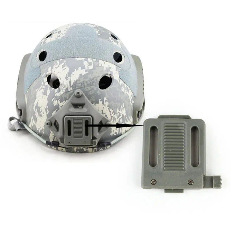 Multifunctional Helmet Accessories Portable Device Adapter Paintball Tactical for Fast Retrofittable Hunting Helmets