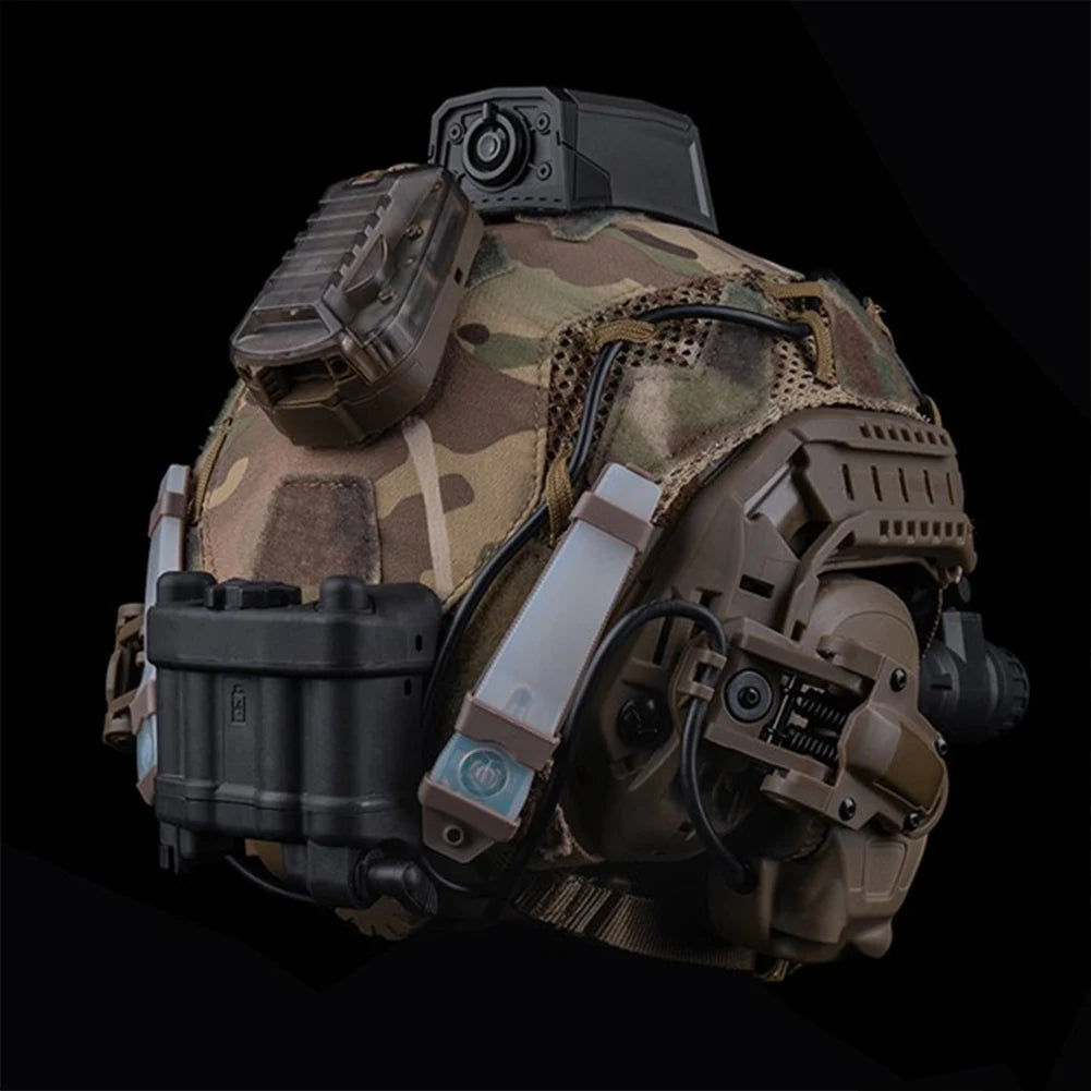 Elastic Adjustment Balance Weight Bag Realistic Helmet NVG Battery Pouch Battery Storage Holder Pack for AN/PVS31 Battery Case
