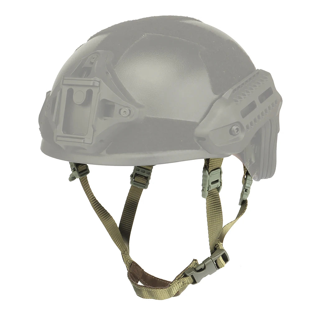 Helmet Chin Strap MK Helmet Belt Adjustable 4 Points Chin Strap MK Fast Helmets Retention System Strap Helmet Accessory