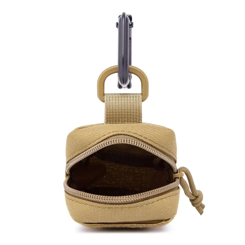 Tactical Mini MOLLE Pouch Compact Utility EDC Battery Cigarette Case Card Slot Waist Bags For Outdoor Hunting Trekking Camping