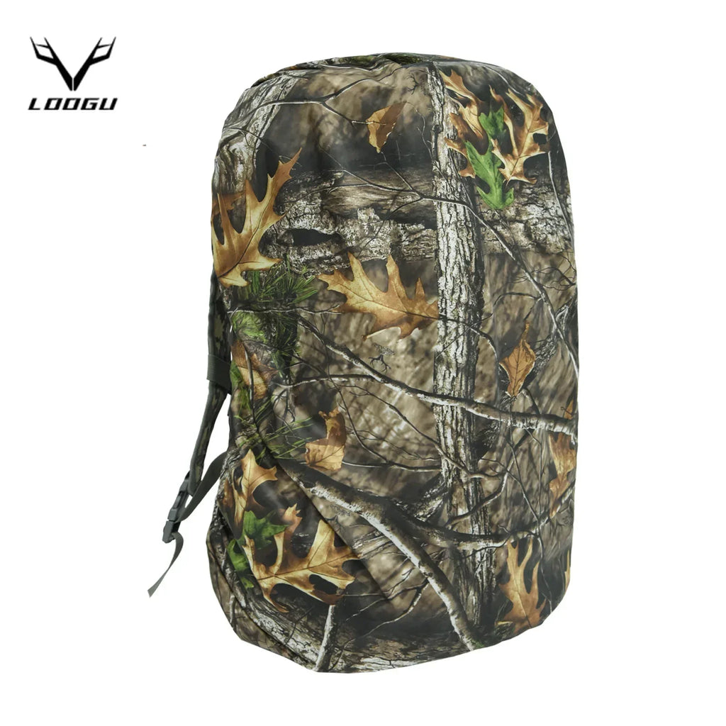 80L Tactics Backpack Rain Cover Camo Dustproof Rain Cover for Hunting Backpack Rainproof Cover Outdoor Camping Hiking Climbing