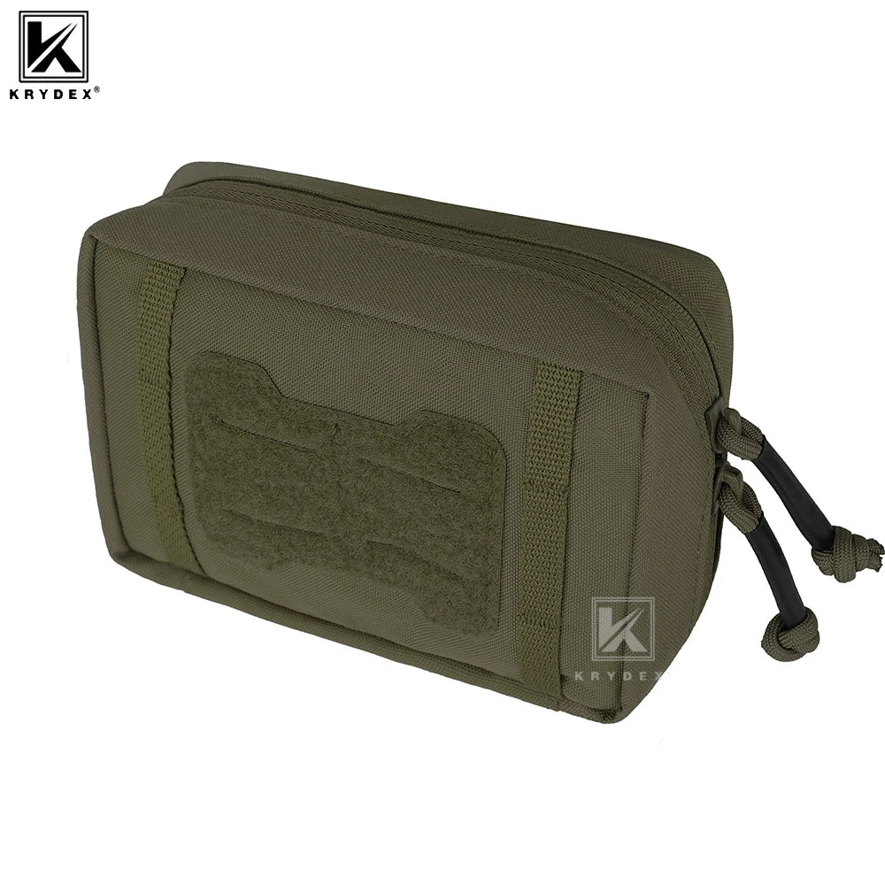 KRYDEX Tactical MOLLE GP Pouch 500D Nylon EDC Pouch Utility Admin Tool Bag For Plate Carrier Vest Belt Hunting Outdoor Gear