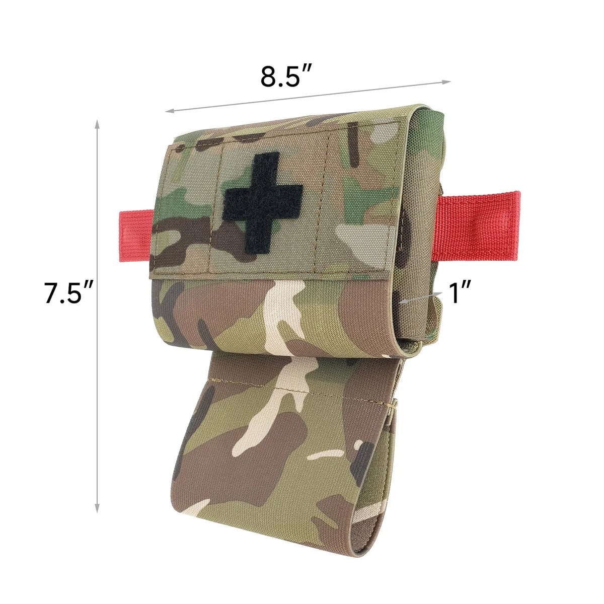 KRYDEX Tactical Micro Trauma Pouch MED IFAK Kit First Aid Insert Medical Holder Removable Tourniquet Holder Outdoor Travel Gear