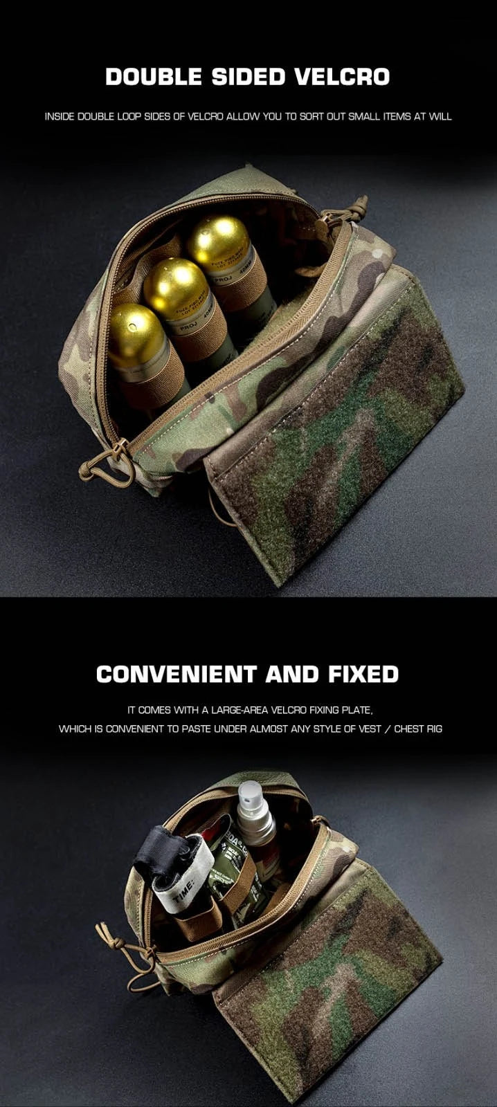 MK4 Chest Rig Drop Pouch | MOLLE Attachment Quick Access Utility Bag | For Hunting Adventure Accessories