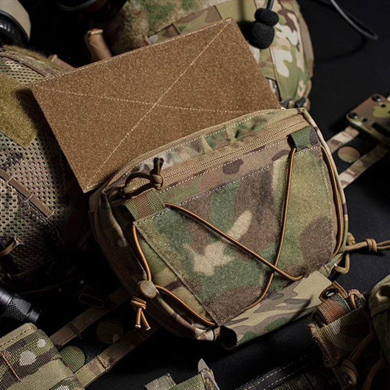 ARC Compatible Raid Drop Pouch Hanging Abdominal Organizer Detachable Shoulder Pack IFAK Medical Insert Hunting Vest Accessory
