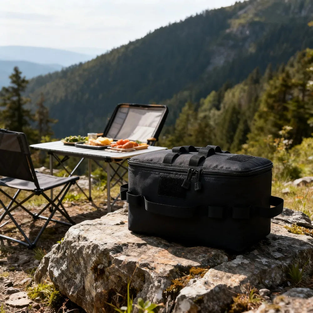 Outdoor Camping Picnic Bag Impact-Resistant Gas Tank Storage Bag Multifunctional Tool Bag Camping Gear Large Capacity Pack