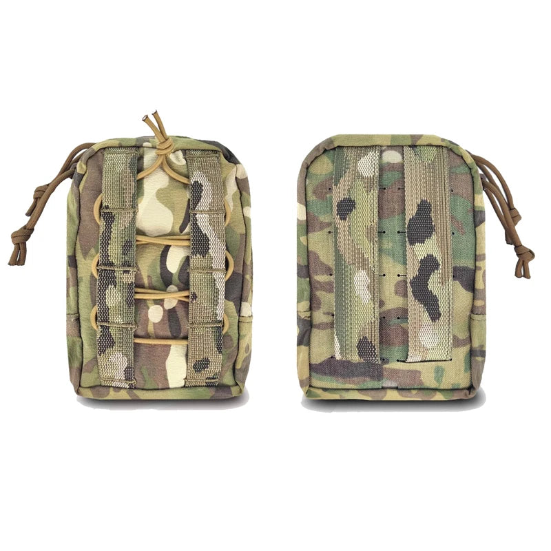 Airsoft Vertical GP Pouch Tactical Survival Small Molle Pouch Gear Hunting Combat Multicam 500D Storage Sundry Dump Waist Bag