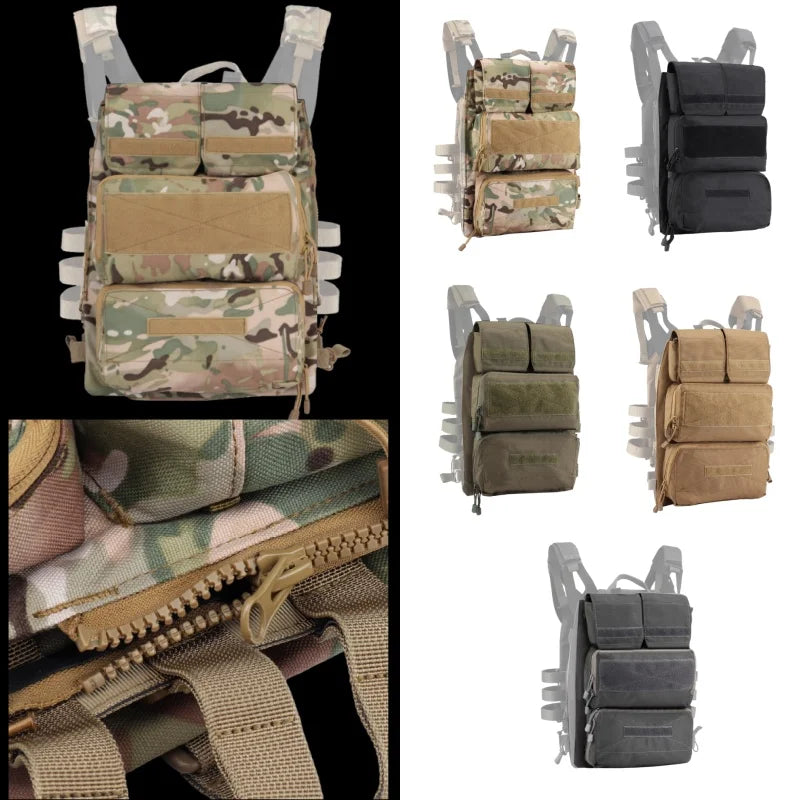 JPC 2.0 Adventure Vest Utility Pouch | Lightweight Organizer MOLLE Compatible Accessory | For Outdoor Gear Equipment Accessories