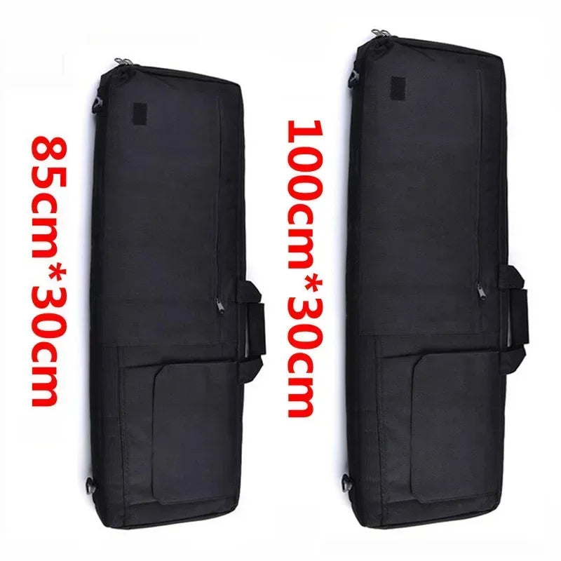 100CM /85CM Hunting Heavy Duty Bag Tactical Gun Rifle Carrying Case Bag With Cushion Pads Hunting Equipment