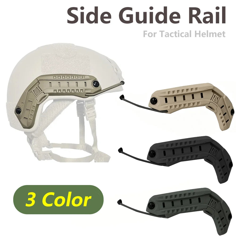 FAST Helmet Rail Mount Combat Helmet ARC Side Guide Rails Set Hunting Paintball Airsoft Helmets Accessories