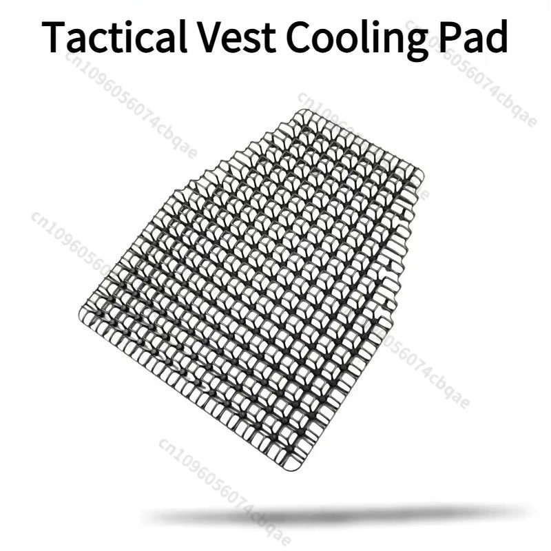 Tactical Vest Breathable Pad 4D Hollow Cooling Sweat Wicking Cushion Multifunctional Backpack Ventilation Pad