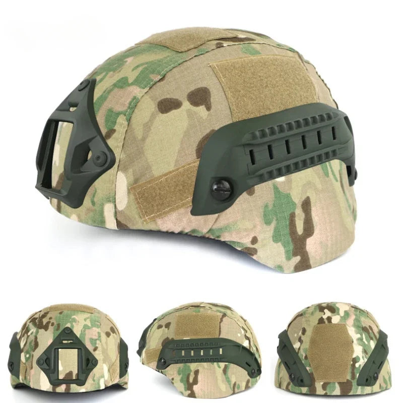 Tactical Helmet MICH2000 Cover Hunting Airsoft Outdoor Shooting Sports Camouflage Protective Helmet Cloth Cover Helmet Accessory