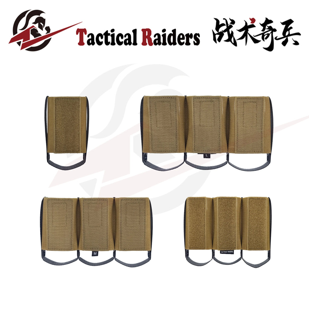 【Tactical Raiders】PI-010 SC Style RAM Elastic Inserts  Built-in Single and Triple  5.56/7.62 Elastic Tactical Tegris hoster