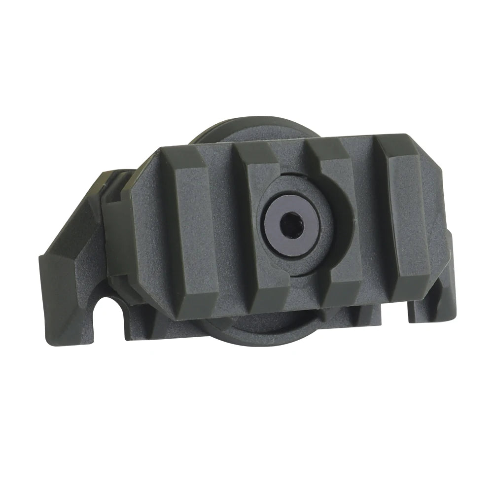 Helmet Lamp Adapter Adjustable 360 Degrees Rotation Helmet Side Rail Adapter Accessory for Team Wendy 3.0