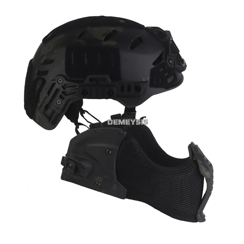 Tactical Wendy 3.0 Full Protection Helmet Hunting Airsoft Training Gear Outdoor Paintball Combat Sports Helmets Kit with Mask
