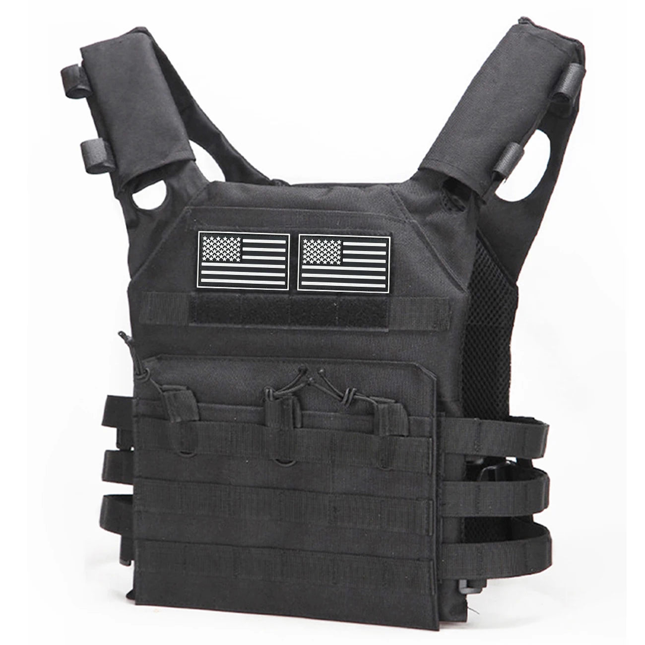 Lightweight hunting vest MOLLE system air cushion vest with adjustable shoulder straps for outdoor hunting sports