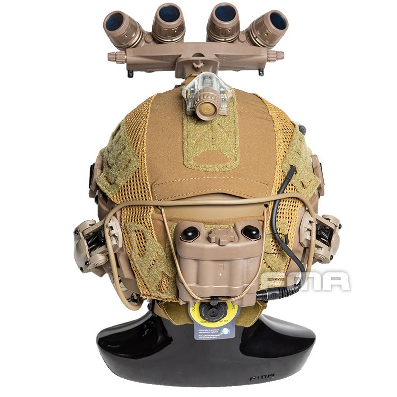 FMA Tactical Hunting MIC FTP BUMP Helmet Cover Skin Helmet Protective Cover Camouflage Cloth for WENDY Helmet