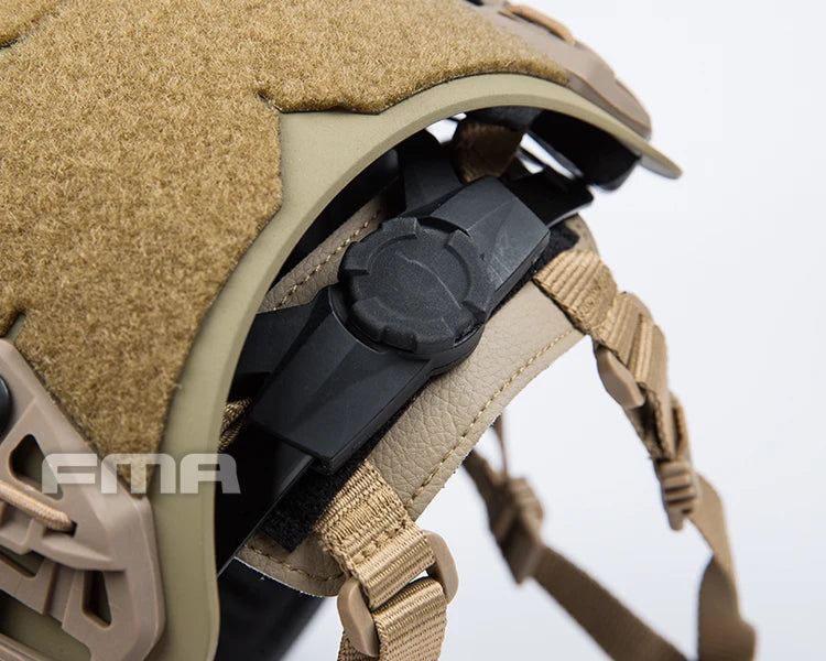 FMA Tactical Caiman Ballistic Helmet W/ NVG Shroud Rail Space Adjustable Hunting Headwear Paintball Tactical Helmet 1307B
