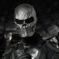 Action Union Party Airsoft Skull Full Face Mask  Game Skeleton Mask Metal Mesh Eye Shield Halloween Cosplay Paintball Games