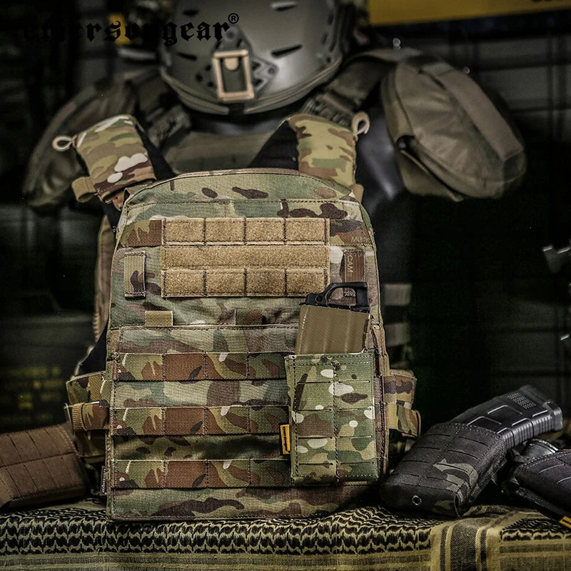 Emersongear For LCS Magazine Pouch 9mm 556mm Mag Pouch Single Mag Carrier Double MOLLE Laser Cut Airsoft