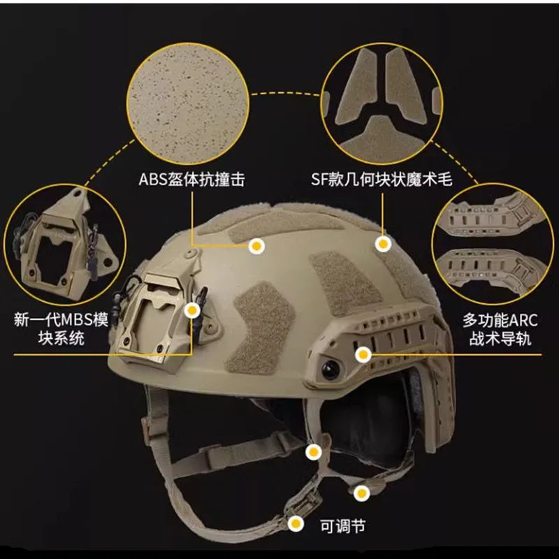 Emersongear Fast SF Super Hight Cut Tactical Helmet