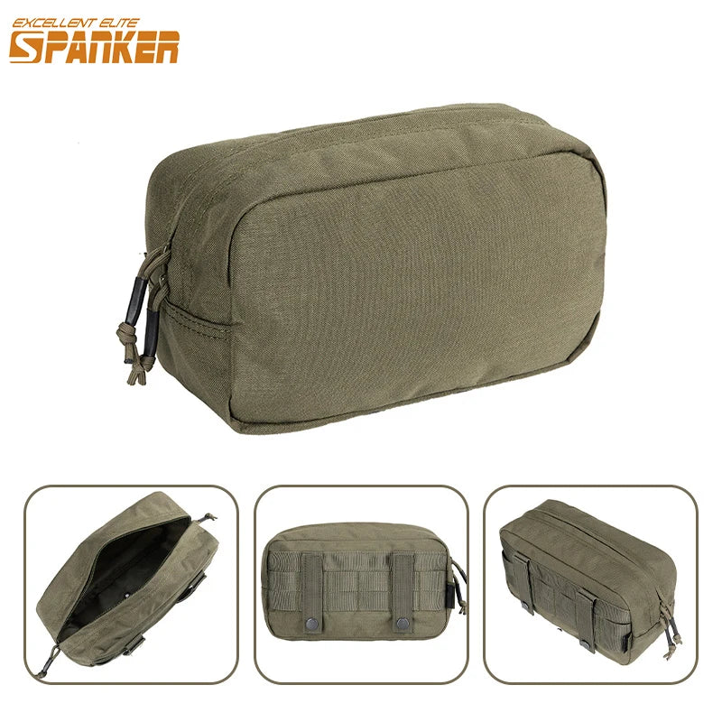Tactical Pouch Waist Bag Multifunctional EDC Molle Pouch Tool Zipper Bag Waist Pack Backpack/Vest Accessories Pouches
