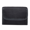 Multi functional accessory bag with fixed elastic band inside, flip cover design, snap fastener for more secure fixation