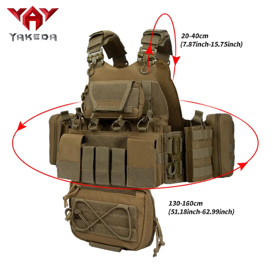 YAKEDA New Training Vest Outdoor Multifunctional Training Vest Equipment