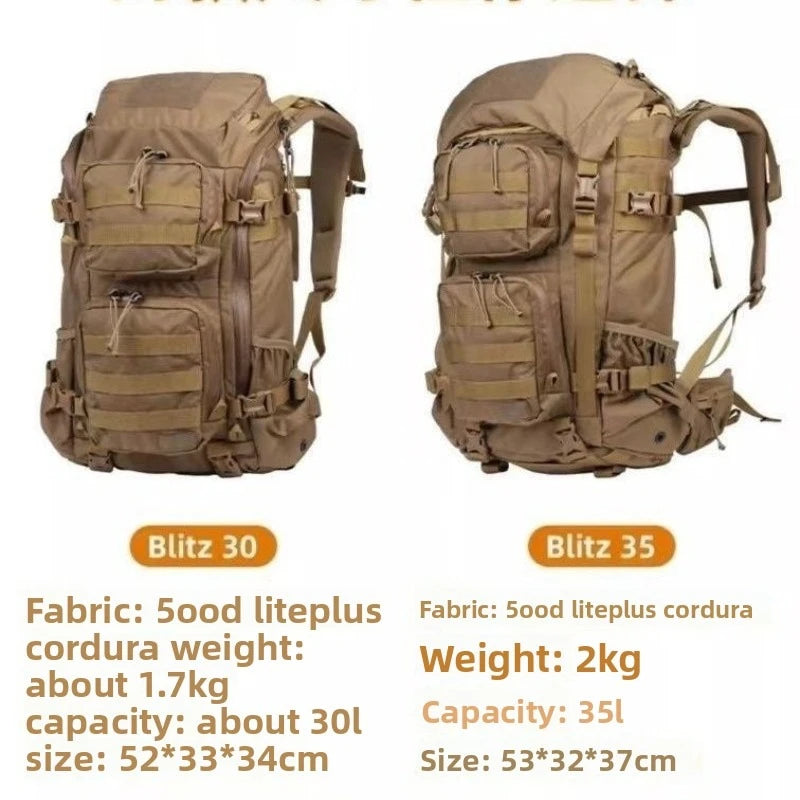 35L 30L Tactical Laptop Backpack Molle System Commute Travel Camping Rucksack