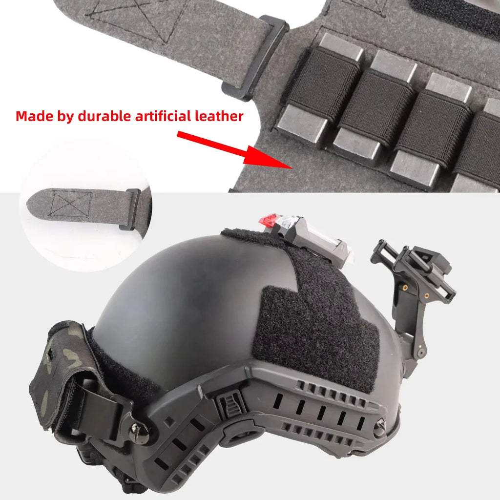 Tactical Helmet Counterbalance Bag Airsoft NVG Counterweight Pouch with Five Blocks Fast OPS Weight Bag for Headgear