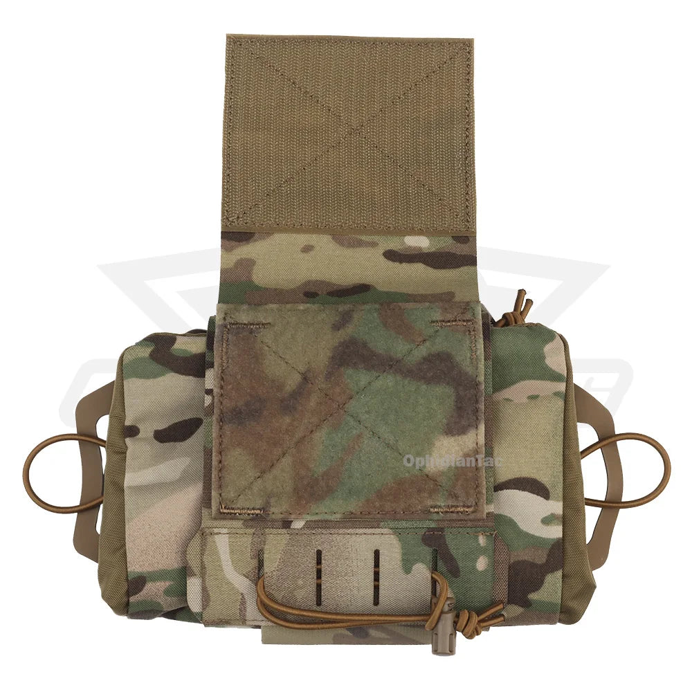 OPHIDIAN  First Aid Kit - MOLLE Compatible Hunting Hanging Bag Portable emergency supply storage for outdoor survival activities