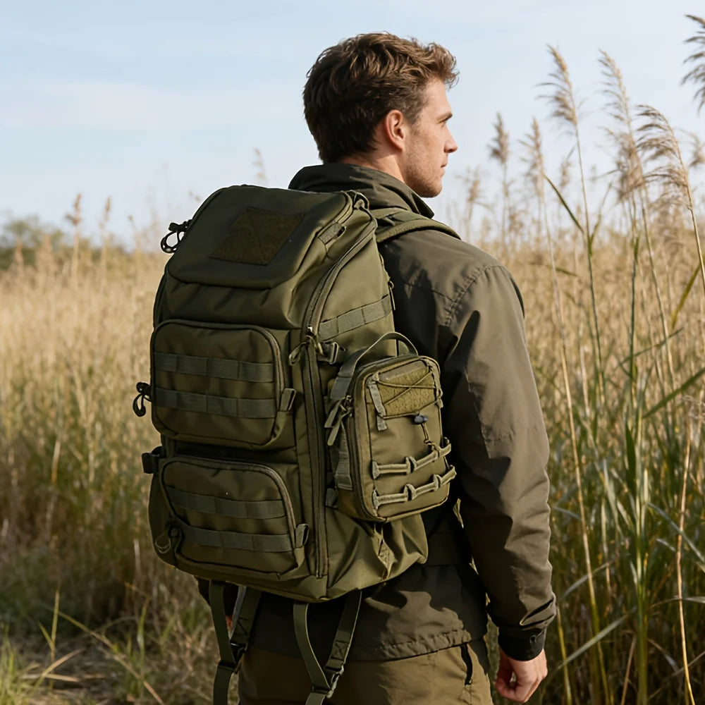 Tactical Molle Pouch with Shoulder Strap, Outdoors Lightweight Portable Phone Pouch, Utility Compact EDC Pouches Bag for Hiking