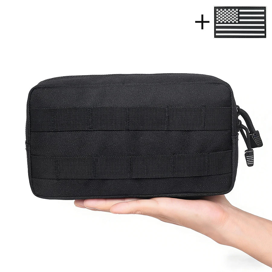 MOLLE system's multifunctional storage bag, lightweight tool storage bag, backpack accessory bag
