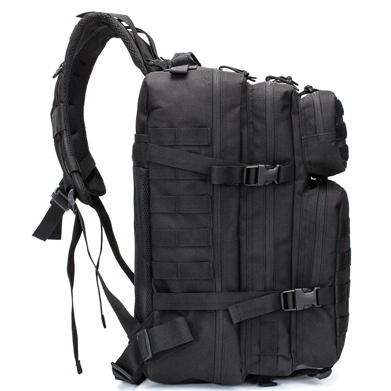 40L Waterproof Nylon Tactical Backpack with Molle System for Camping Hunting Fishing Travel Sports And Hiking