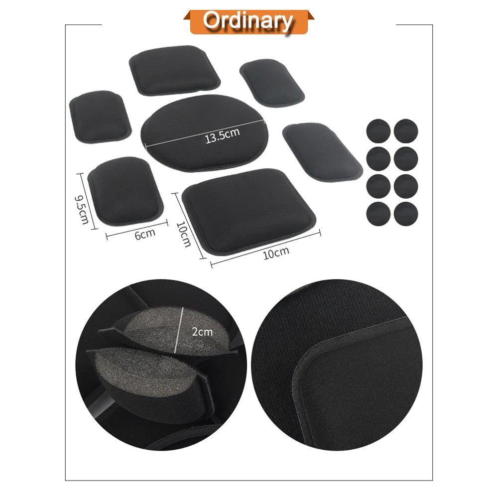 Helmet Padding Kit Airsoft Helmet Replacement Universal Foam Pads Set Tactical Accessories Padding Kits Foam Mats for CS Cosplay