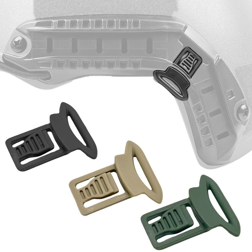 2Pcs Tactical Helmet Goggle Swivel Clips Set for Helmet Side Rails  Install Paintball Airsoft Helmet Accessories