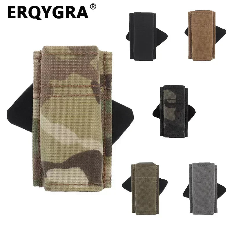 ERQYGRA Tactical Molle FAST Multi-Angle 9mm Single Mag Pouch System Accessories Waist Bag Holster Outdoors Hunting New Equipment