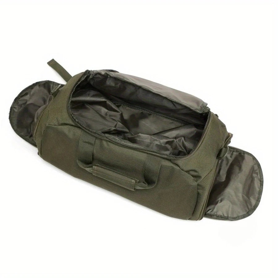 3-in-1 Tactical Gym Backpack with Shoe Compartment Convertible Duffel Sling Bag for Men Women Weekender Overnight Travel Bag