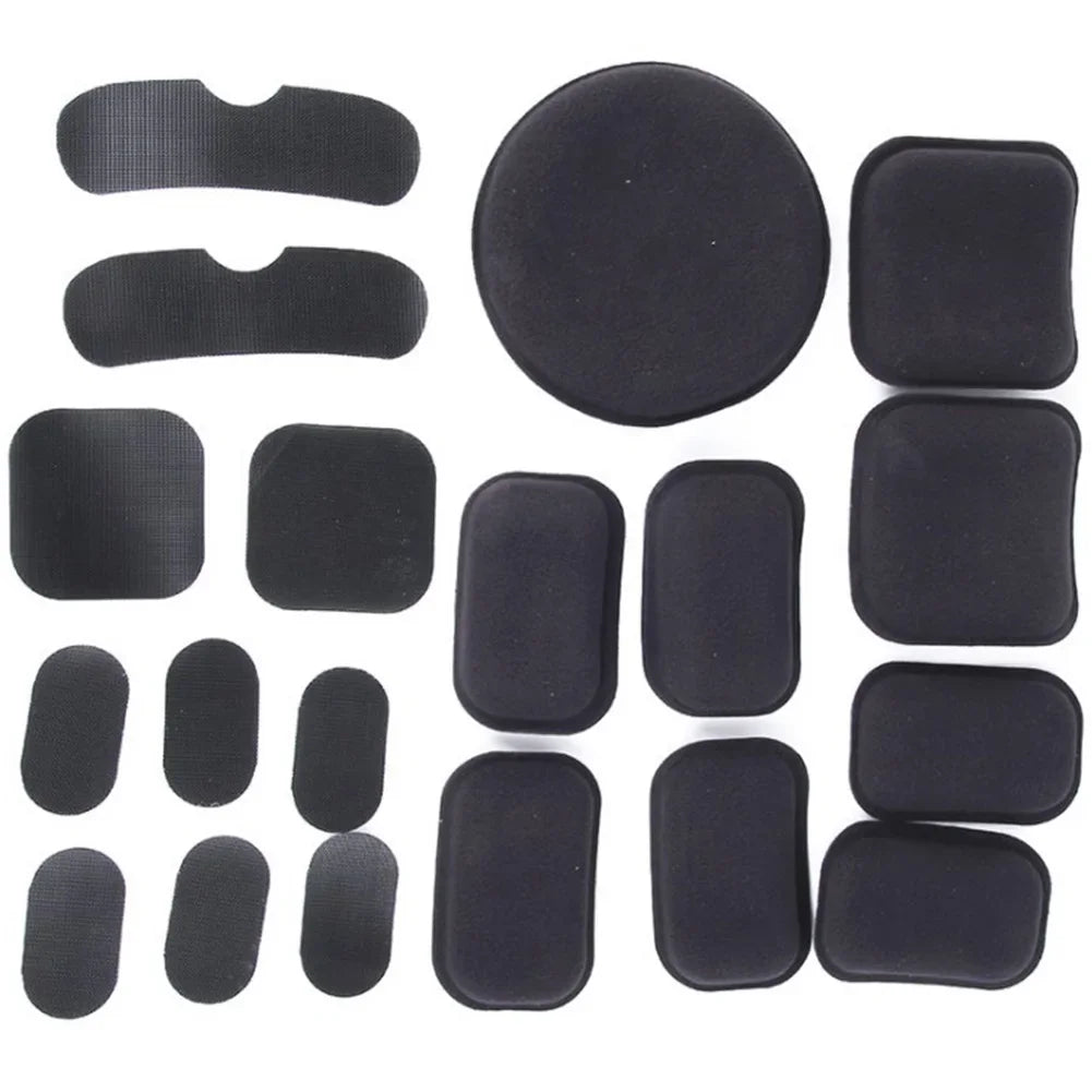Helmet Inner Padding Kit Tactical Helmet Soft Breathable Protective Pad Memory Foam Pads M-LOCK Fast High Cut Helmet Accessories